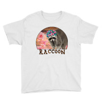 Raccoon Girl Youth Tee | Artistshot