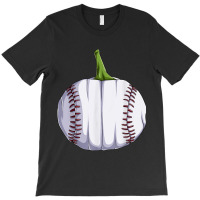 Baseball Pumpkin T Shirt Mens Boys Halloween Softball Lover 270 T-shirt | Artistshot