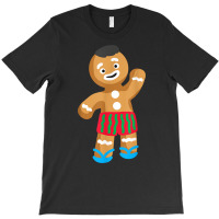 Gingerbread Man In Swimming Trunks  Christmas In July T Shirt T-shirt | Artistshot