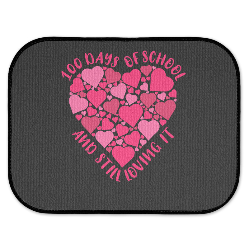 Cute 100 Days Of School And Still Loving It Heart Rear Car Mat | Artistshot