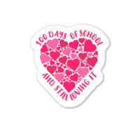 Cute 100 Days Of School And Still Loving It Heart Sticker | Artistshot