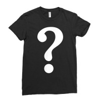 Question Mark T Shirt, Funny Grammar Ladies Fitted T-shirt | Artistshot