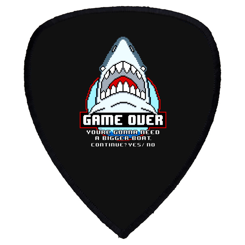 Game Over Shark Shield S Patch | Artistshot