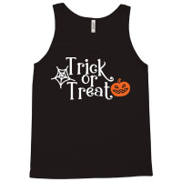 Trick Or Treat Halloween Funny T  Shirt Trick Or Treat Halloween Costu Tank Top | Artistshot