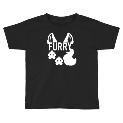 Furry Dog Toddler T-shirt Designed By Chilistore