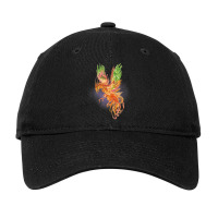 Phoenix Rising Watercolor Fantasy Mythical Mystic Funny Gift Adjustable Cap | Artistshot