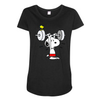 Gm Working Out Maternity Scoop Neck T-shirt | Artistshot