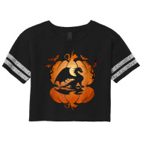 Dragon Silhouette Pumpkin Halloween Costume Men Women Kids 91 Scorecard Crop Tee | Artistshot