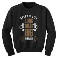 Longboarding Design Youth Sweatshirt | Artistshot