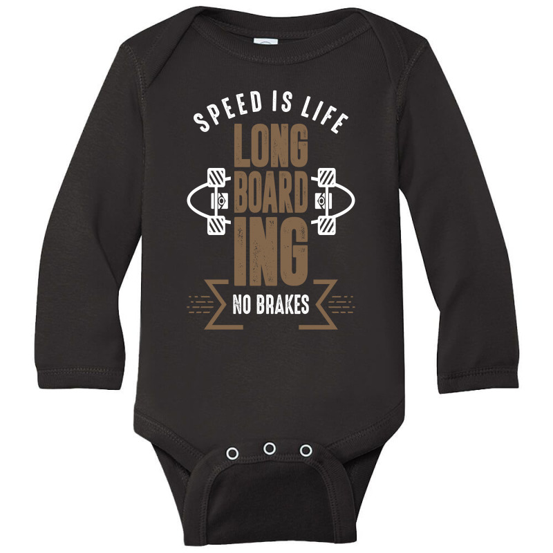 Longboarding Design Long Sleeve Baby Bodysuit | Artistshot