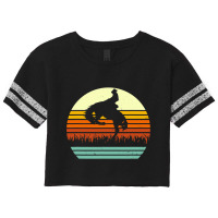 Rodeo Bucking Bronco Horse Retro Style Scorecard Crop Tee | Artistshot