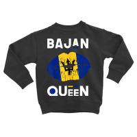 Womens Bajan Queen Shirt Barbados Flag Lips Barbadian Pride T Shirt Toddler Sweatshirt | Artistshot