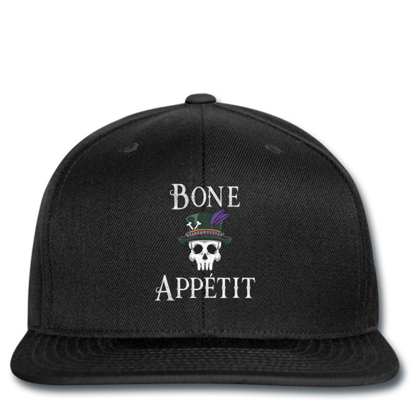 Vintage New Orleans Theme Voodoo Skull Fun Bone Appetit Pun T Shirt Printed hat by LoriMccarty89 | Artistshot