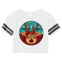 Reindeer Christmas Scorecard Crop Tee | Artistshot