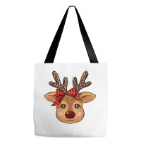 Reindeer Face Tote Bags | Artistshot