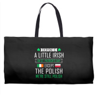 Polish Irish On St Patrick's Day Weekender Totes | Artistshot