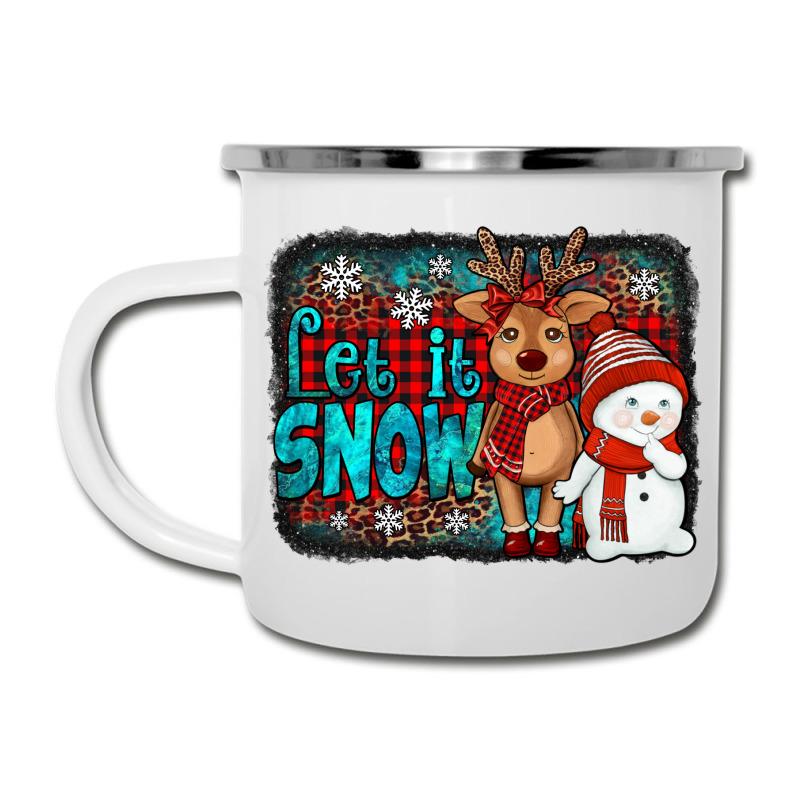 Let It Snow Reindeer And Snowman Camper Cup | Artistshot