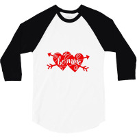 Love Valentines 3/4 Sleeve Shirt | Artistshot