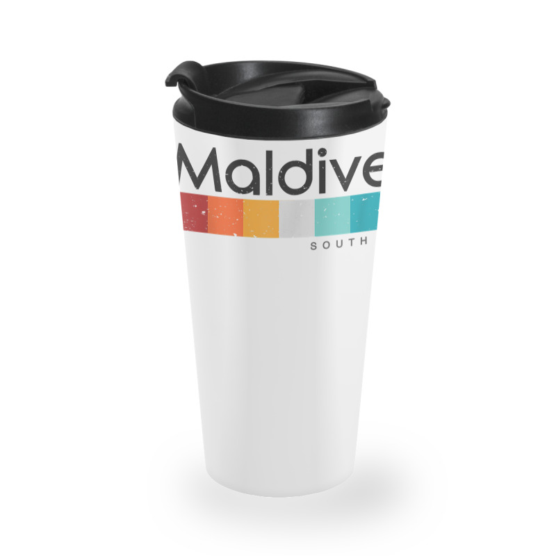 Vintage Maldives South Asia Retro Design T Shirt Travel Mug | Artistshot