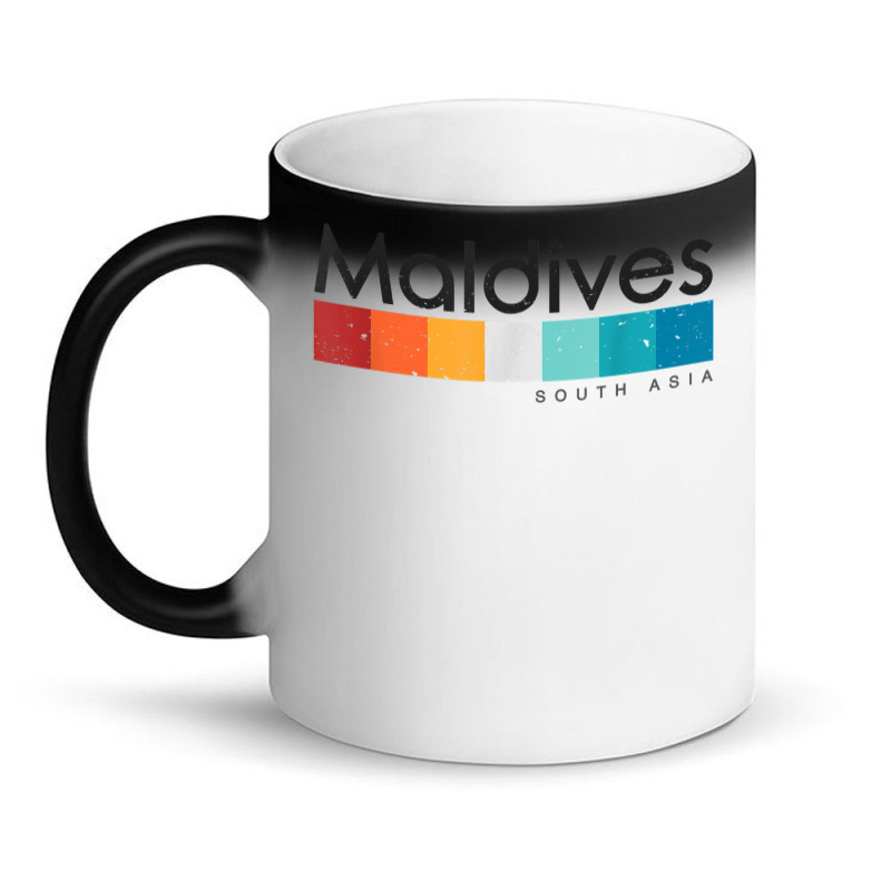 Vintage Maldives South Asia Retro Design T Shirt Magic Mug | Artistshot