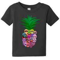 Halloween T  Shirt Calavera Pineapple Halloween T  Shirt Baby Tee | Artistshot