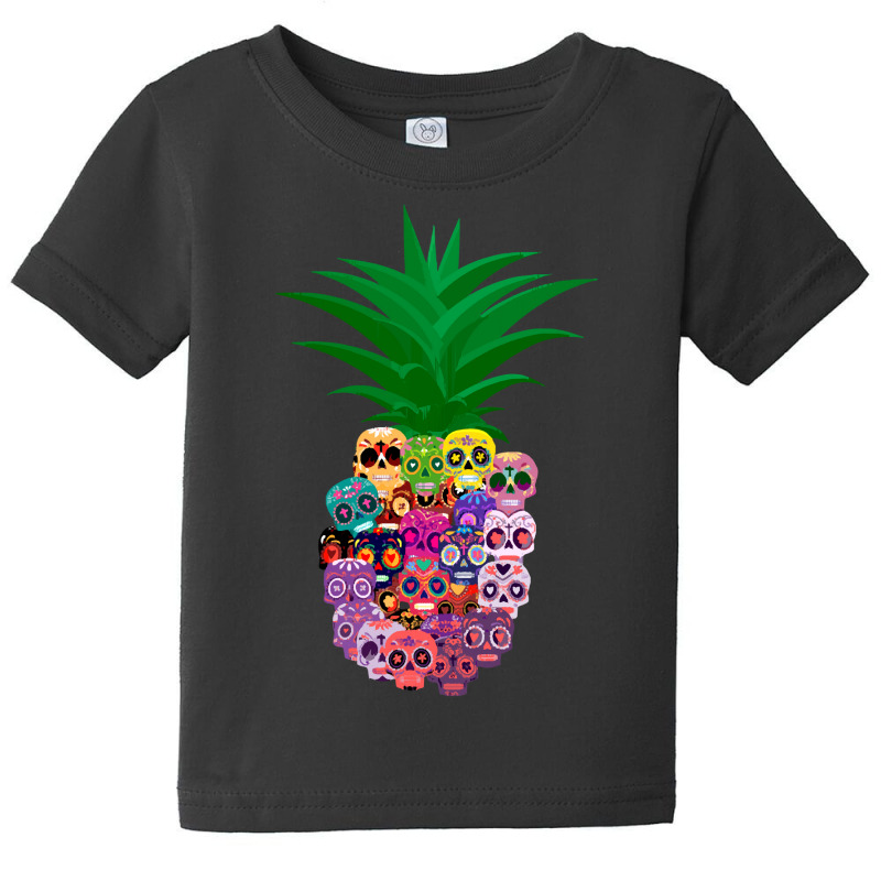 Halloween T  Shirt Calavera Pineapple Halloween T  Shirt Baby Tee by yourselfunpleasant | Artistshot