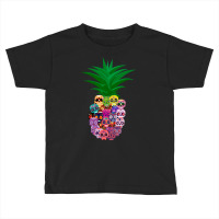 Halloween T  Shirt Calavera Pineapple Halloween T  Shirt Toddler T-shirt | Artistshot