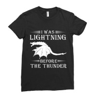 Thunder Dragon Birthday Gift Mask Ladies Fitted T-shirt | Artistshot