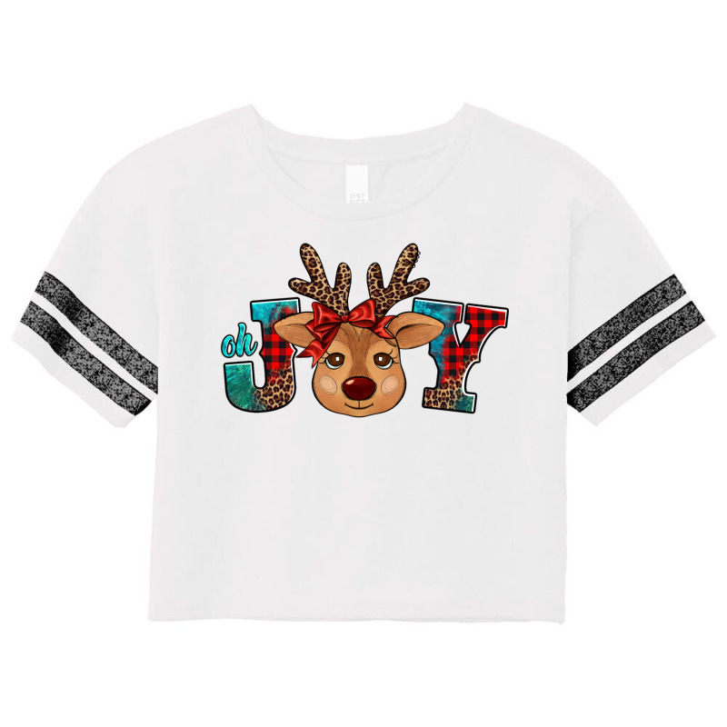 Oh Joy Reindeer Scorecard Crop Tee | Artistshot