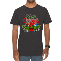 Special Design Merry Christmas And Happy New Year Tihtan Vintage T-shirt | Artistshot