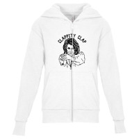 Nancy Pelosi Clappity Clap [tw] Youth Zipper Hoodie | Artistshot