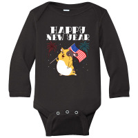 Special Design Merry Christmas And Happy New Year Tihtan Long Sleeve Baby Bodysuit | Artistshot