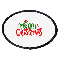 Special Design Merry Christmas And Happy New Year Tihtan Oval Patch | Artistshot