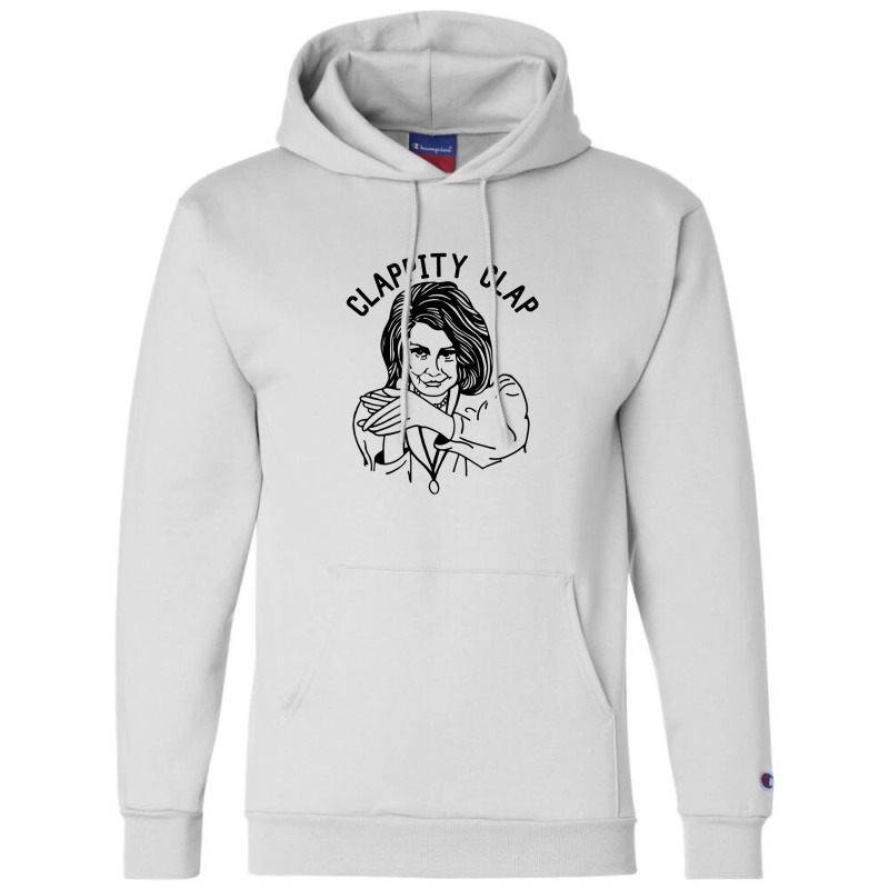 Nancy Pelosi Clappity Clap Champion Hoodie | Artistshot