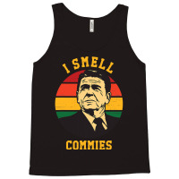 Funny Ronald Reagan I Smell Commies Political Humor Tank Top | Artistshot