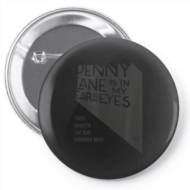 Lyrics By Lennon And Mccartney - Penny Lane Women Men Pin-back Button | Artistshot