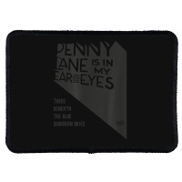 Lyrics By Lennon And Mccartney - Penny Lane Women Men Rectangle Patch | Artistshot