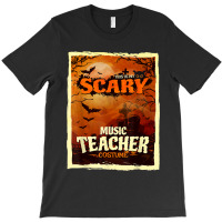 This Is My Scary Music Teacher Halloween Costume Retro T-shirt | Artistshot