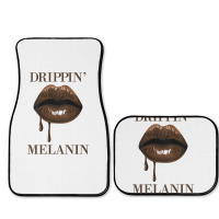 Womens Drippin Melanin Lips Black History Pride Blm African Women Tank Full Set Car Mats | Artistshot