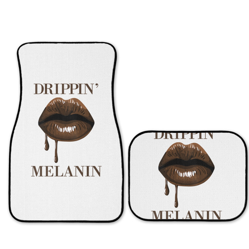 Womens Drippin Melanin Lips Black History Pride Blm African Women Tank Full Set Car Mats | Artistshot