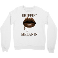 Womens Drippin Melanin Lips Black History Pride Blm African Women Tank Crewneck Sweatshirt | Artistshot