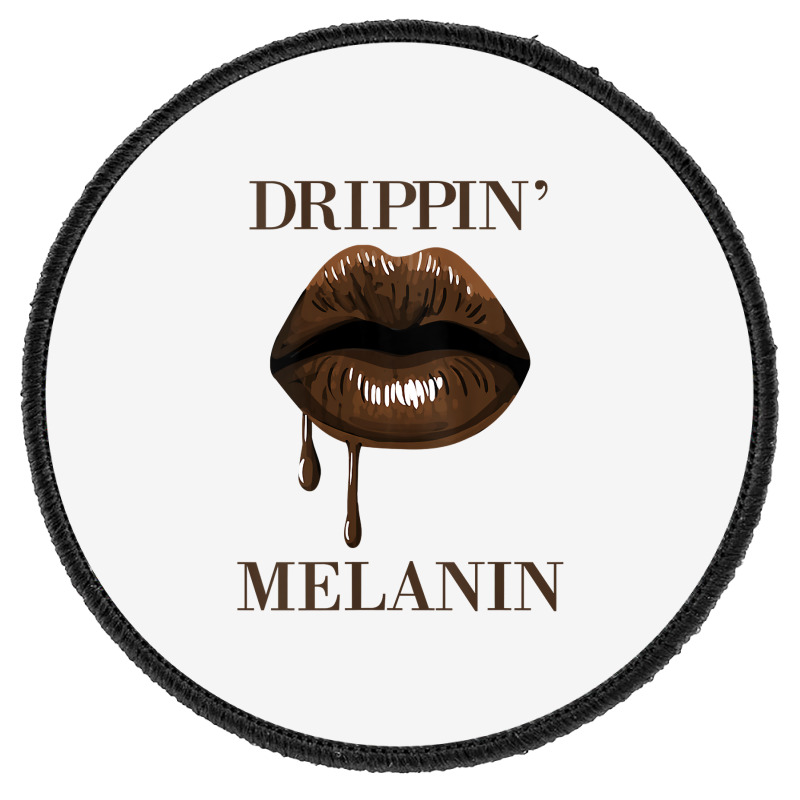 Womens Drippin Melanin Lips Black History Pride Blm African Women Tank Round Patch | Artistshot