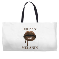 Womens Drippin Melanin Lips Black History Pride Blm African Women Tank Weekender Totes | Artistshot