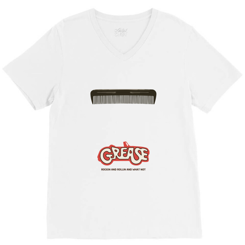 Grease Comb Movie V-Neck Tee by ikatancinta | Artistshot