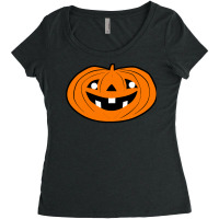 Cleveland Press Pumpkin T  Shirt Cleveland Press Vintage Halloween Jac Women's Triblend Scoop T-shirt | Artistshot