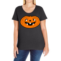 Cleveland Press Pumpkin T  Shirt Cleveland Press Vintage Halloween Jac Ladies Curvy T-shirt | Artistshot