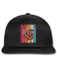 Womens Imagine Great Dragon Vintage Cool Art Great Art Character Printed Hat | Artistshot