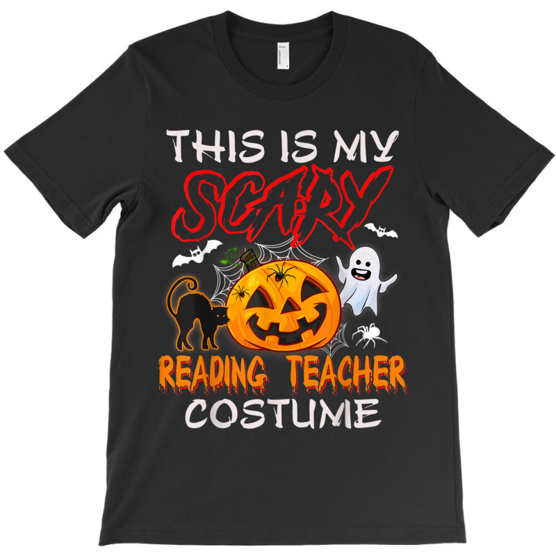 This Is My Scary Reading Teacher Costume Pumpkin Halloween Funny Gifts T-shirt | Artistshot