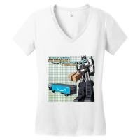 Amazon Prime (optimus) Transformers Truck  Transformers Women's V-neck T-shirt | Artistshot