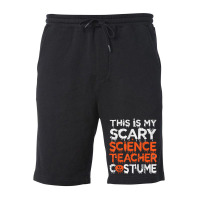 This Is My Scary Science Teacher Costume Characters Cartoon Gifts Fleece Short | Artistshot